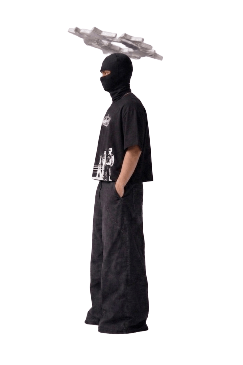 Black-Gang Boxy Tee