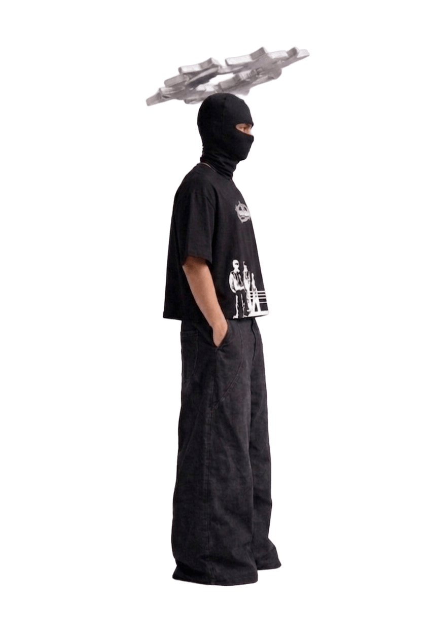 Black-Gang Boxy Tee