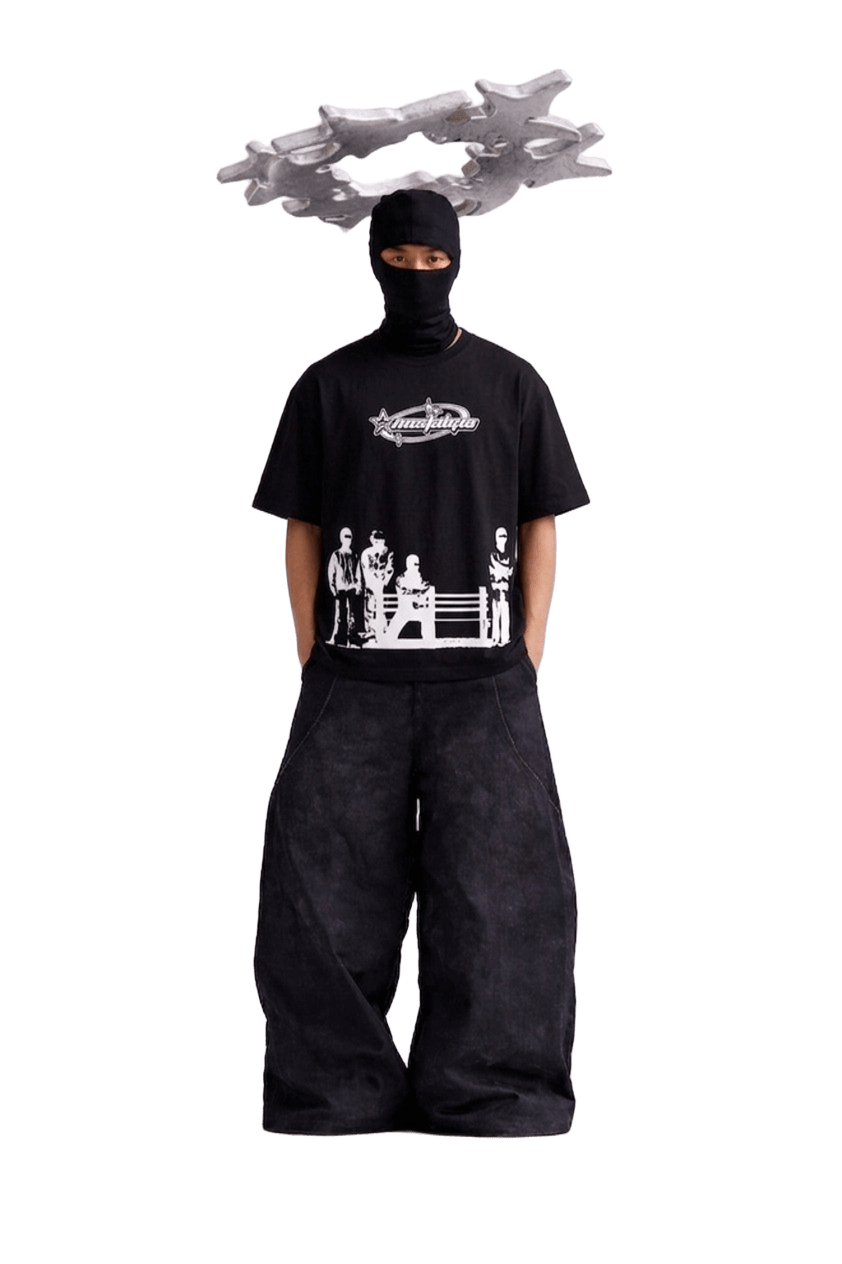Black-Gang Boxy Tee